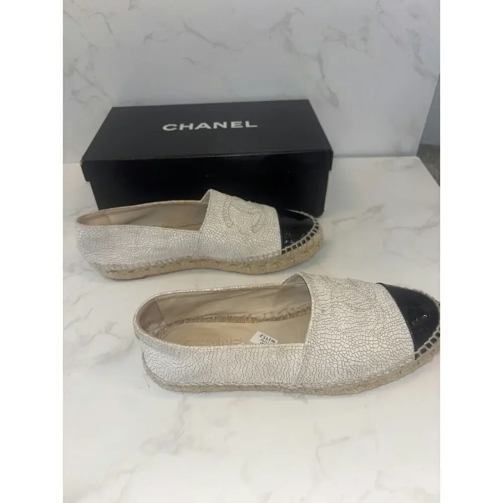 Chanel Espadrille Flats - Size 37